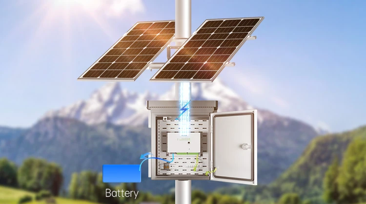Built-in 20A Solar Controller